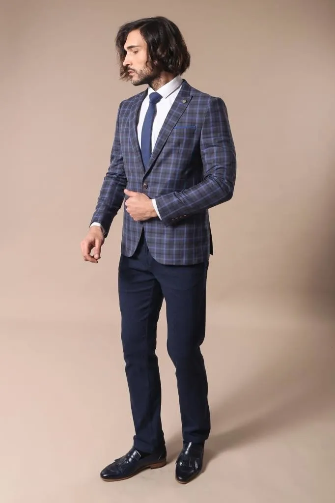 15543 Navy Blue Blazer Jacket