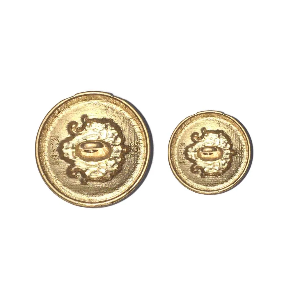 Blue Traditional Metal Buttons