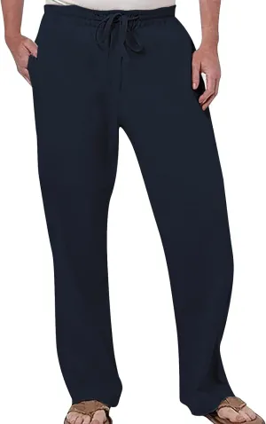 Corduroy Pant Mens Casual Pants Drawstring Elastic Waist Classic Fit Baggy Yoga Pants Running Joggers Daily Wear Trousers Cotton Overalls