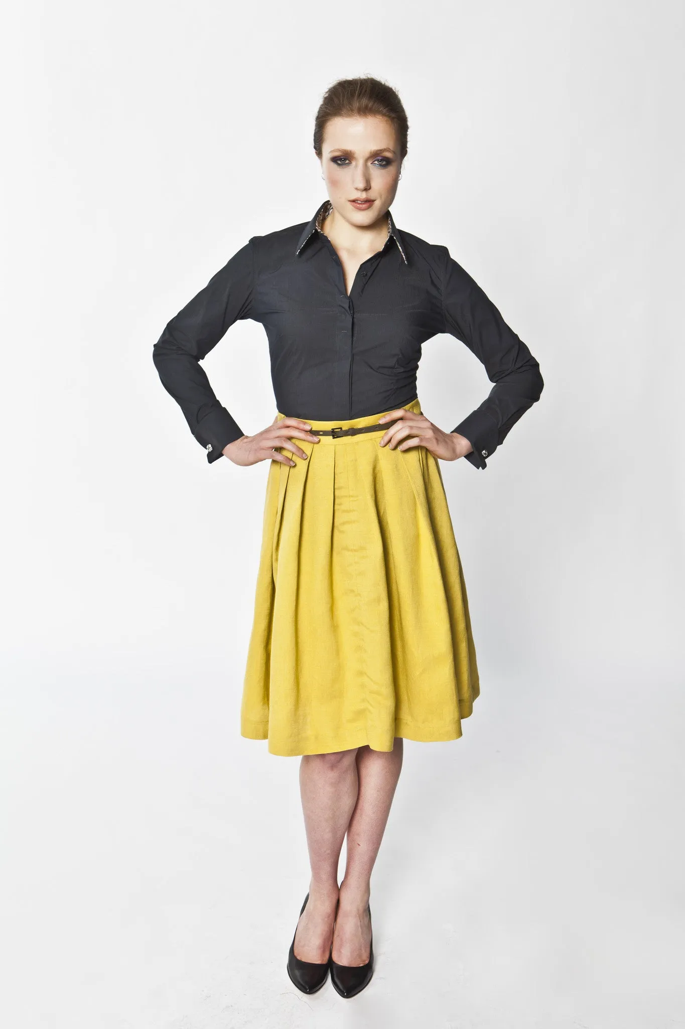 Yasmin Contrast Tailored Shirt